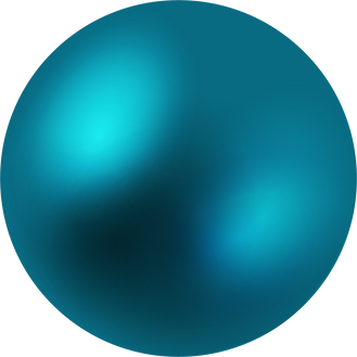 Blue metal ball
